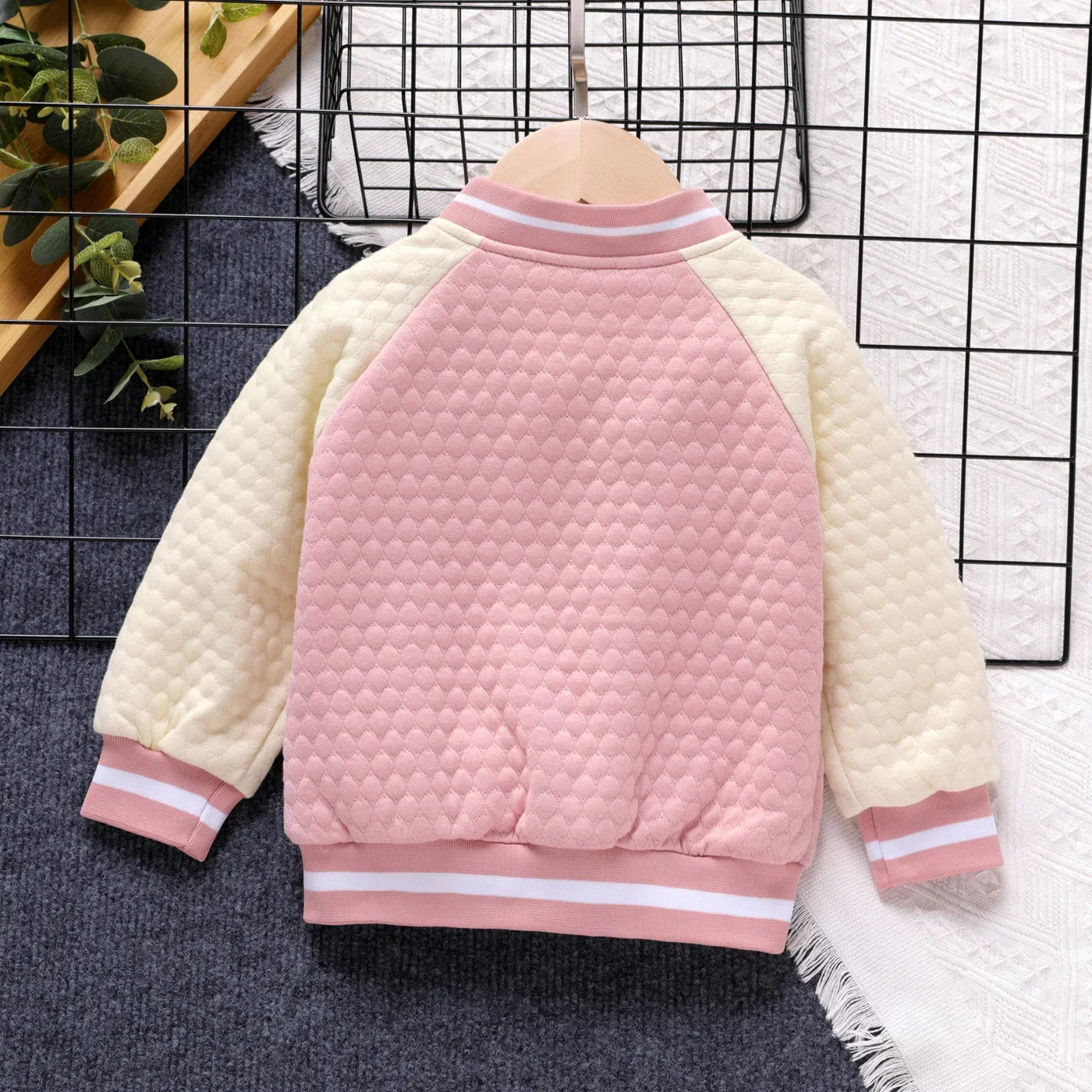 Girls Cotton Embroidered Bomber Jacket (18M-6 Years)