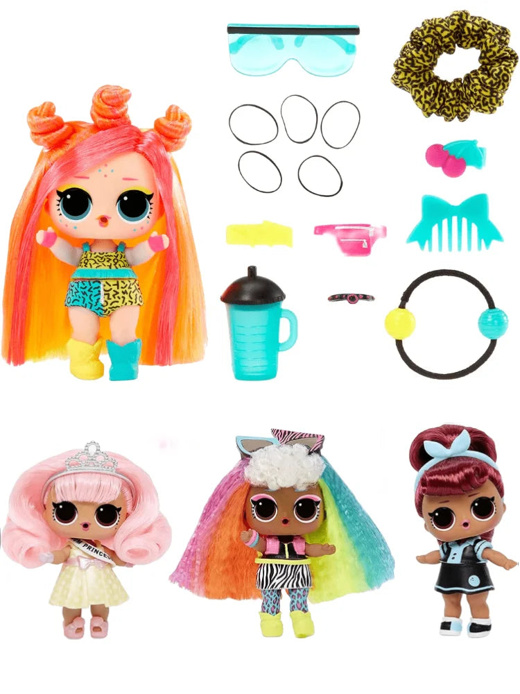 L.O.L. Surprise! Hair Dolls with 10 Surprise Gift