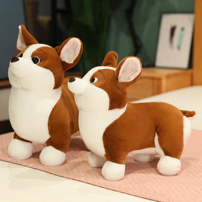 Plush Corgi Dog Stuffed Toy 23-45cm