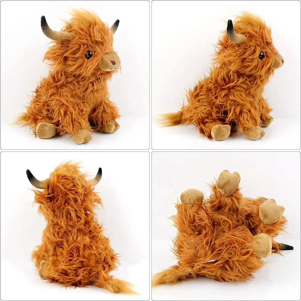 Plush Highland Cow Stuffed Toy - 27cm