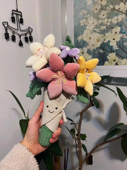 Plush Flower Gift Bouquet Stuffed Toy 11-30cm