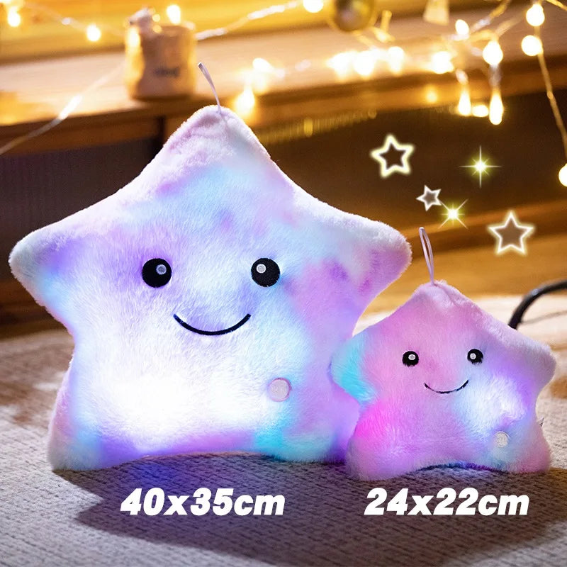 Plush LED Light Star Stuffed Toy - 22-35cm