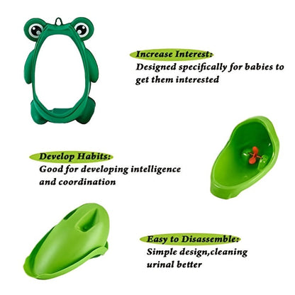 Frog Potty Training Urinal With Fun Aiming Targe