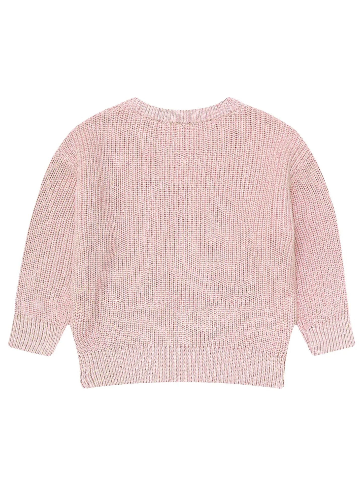 Girls Knitted Embroidered Jumper (Age 3M-6YRS)