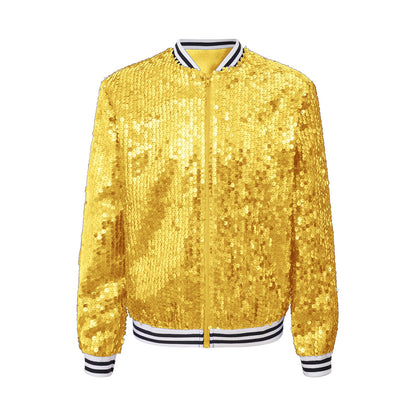 Girls Sequin Baseball Jacket (Age 6-14YRS)