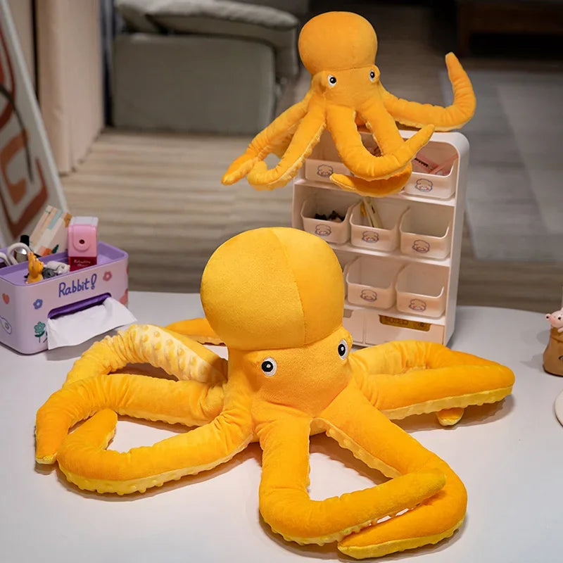 Plush Yellow Octopus Stuffed Toy 30/40/50CM