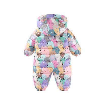 Baby Winter Snowsuit Hooded Outerwear (Newborn-24M)