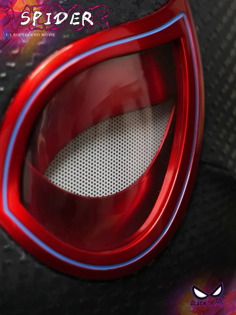 Marvel 1:1 Miles Morales Mask with Movable Eyes Electronic Gwen Spider-Man Helmet Ring Control Toy