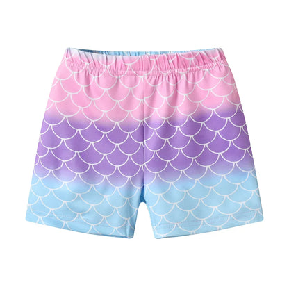 Girls Mermaid Shorts & T-Shirt Set (Age 3-12YRS)