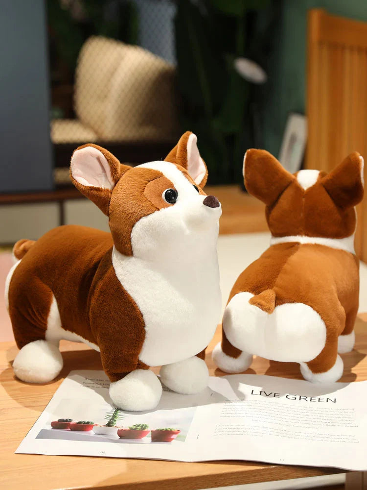 Plush Corgi Dog Stuffed Toy 23-45cm