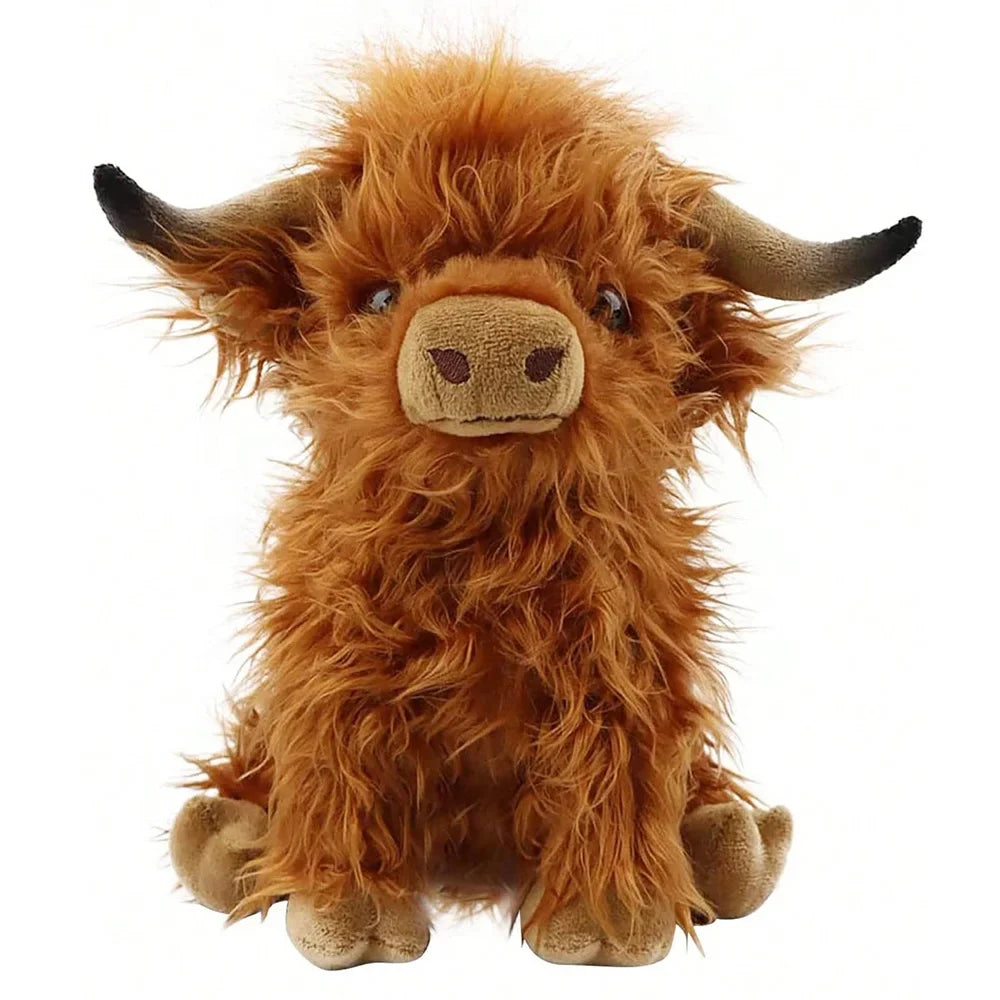 Plush Highland Cow Stuffed Toy - 27cm