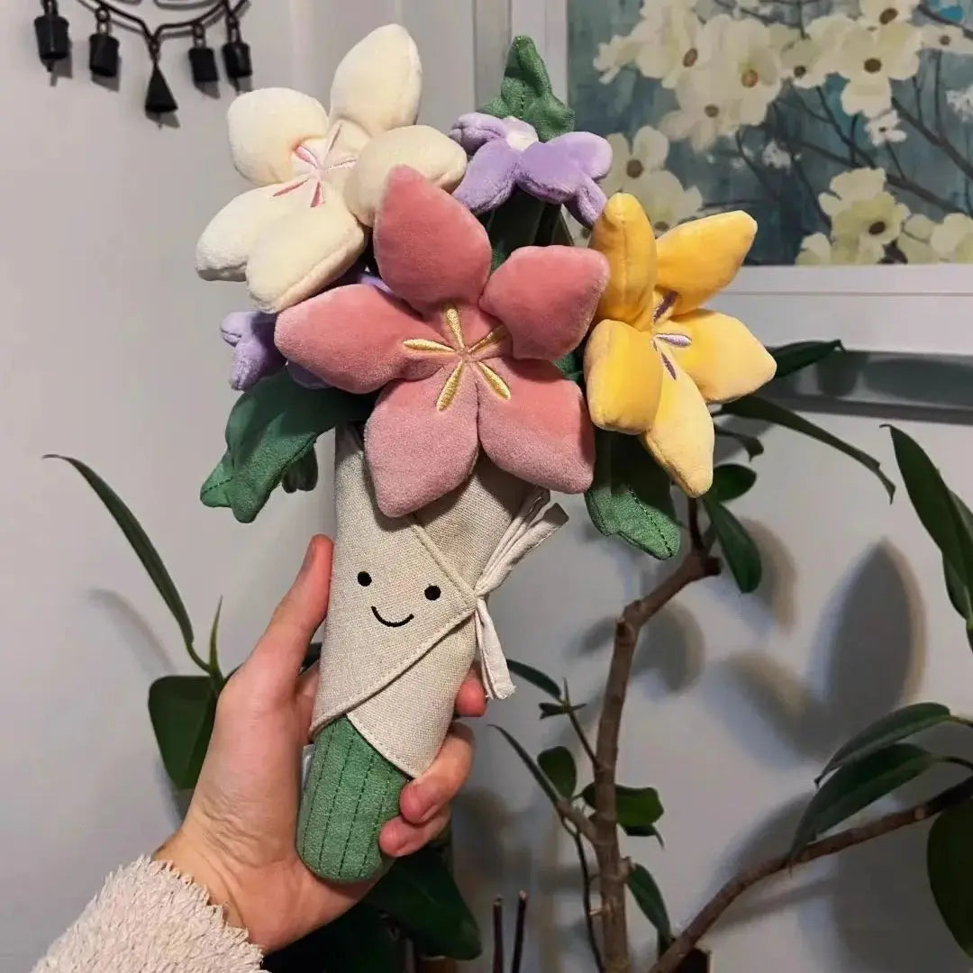 Plush Flower Gift Bouquet Stuffed Toy 11-30cm