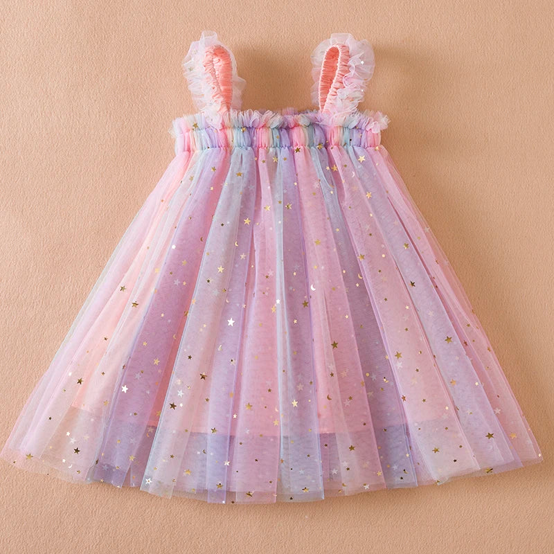 Girls Butterfly Tulle Dress (Age 9M-5YRS)