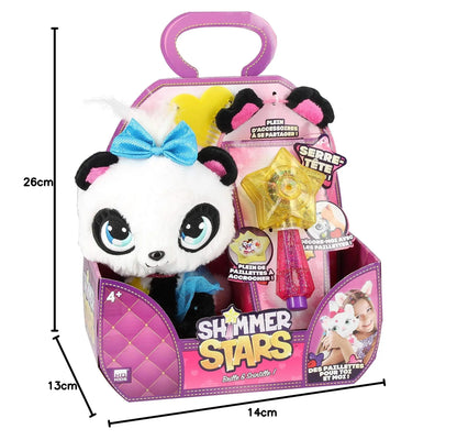 Shimmer Stars Plush Pet You Can Decorate Bubble Pink Pet