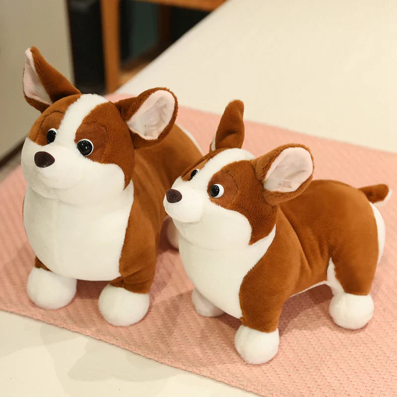 Plush Corgi Dog Stuffed Toy 23-45cm