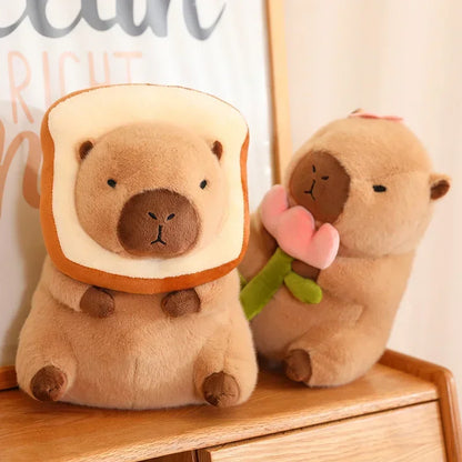 Plush Capybara Bread Stuffed Toy - 30cm