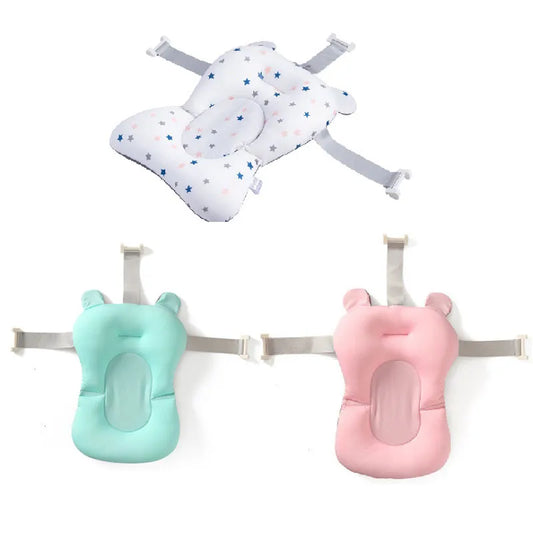 Portable Baby Bath Pad Adjustable Support Seat