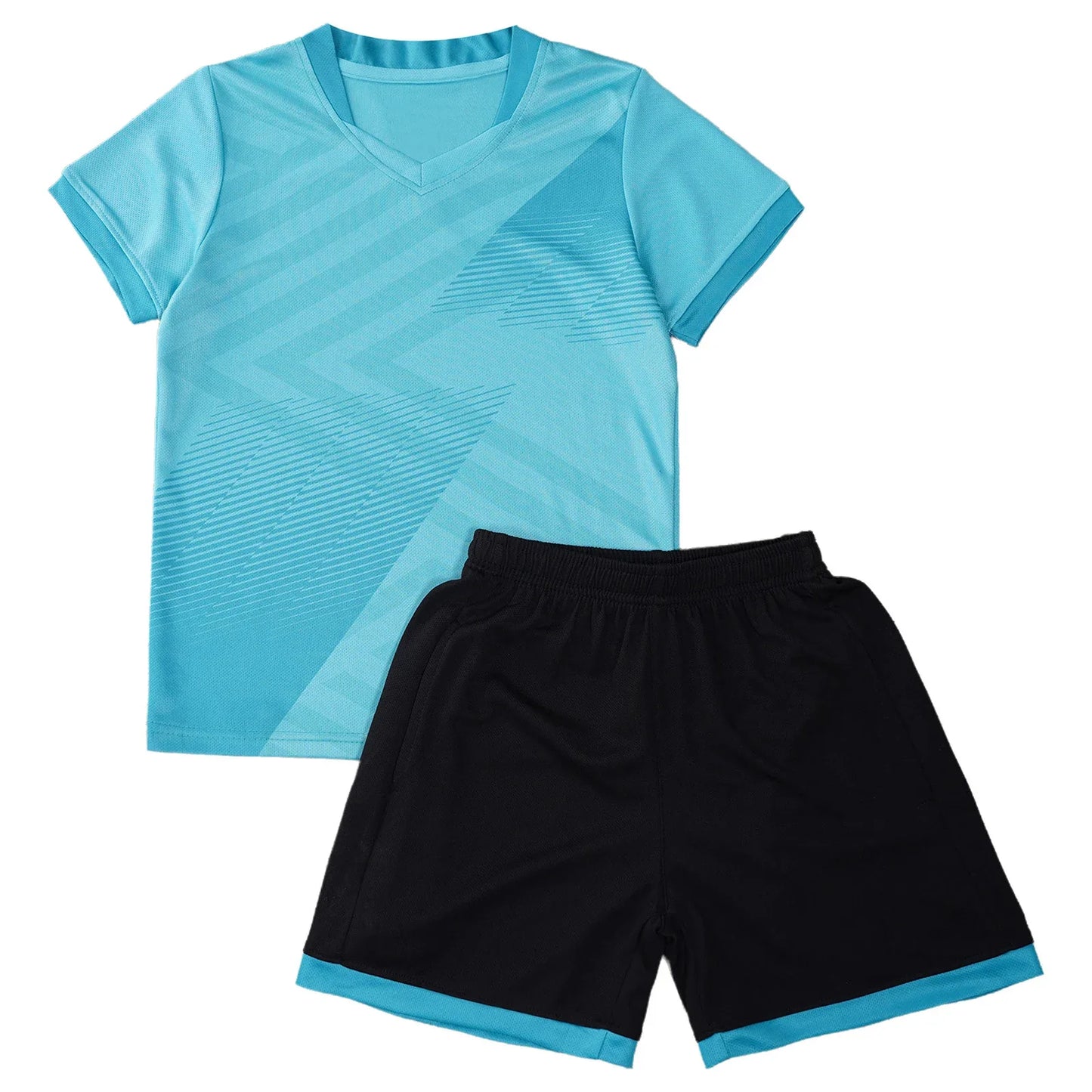 Boys Training Sports T-Shirt & Shorts Set (Age 3-16YRS)