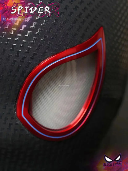 Marvel 1:1 Miles Morales Mask with Movable Eyes Electronic Gwen Spider-Man Helmet Ring Control Toy