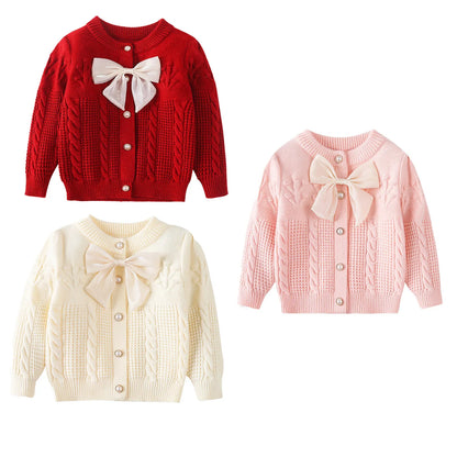 Girls Crochet Knit Cardigan (Age 18M-6YRS)