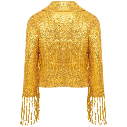 Girls Sparkly Sequin Tassel Jacket (Age 6-14YRS)