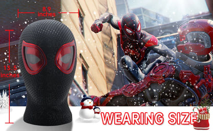 Marvel 1:1 Miles Morales Mask with Movable Eyes Electronic Gwen Spider-Man Helmet Ring Control Toy