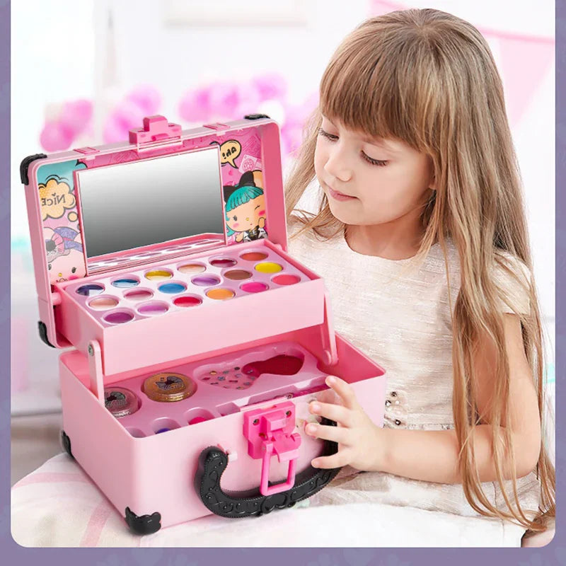 Children Makeup Cosmetics Pretend Playing Toy Set