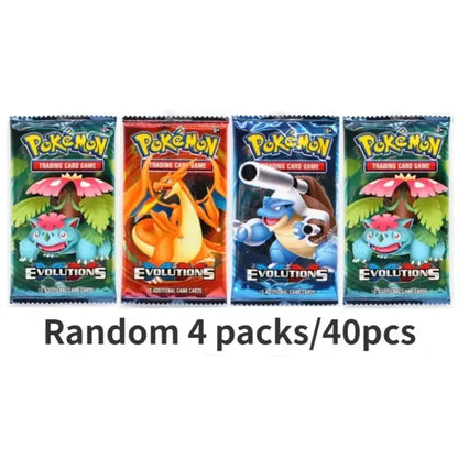 40/80PCS Pokemon Cards Deck Box Pikachu Toys