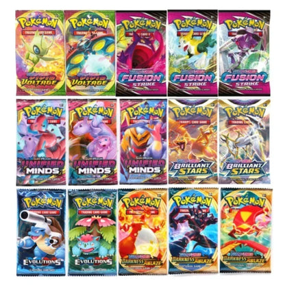 40/80PCS Pokemon Cards Deck Box Pikachu Toys