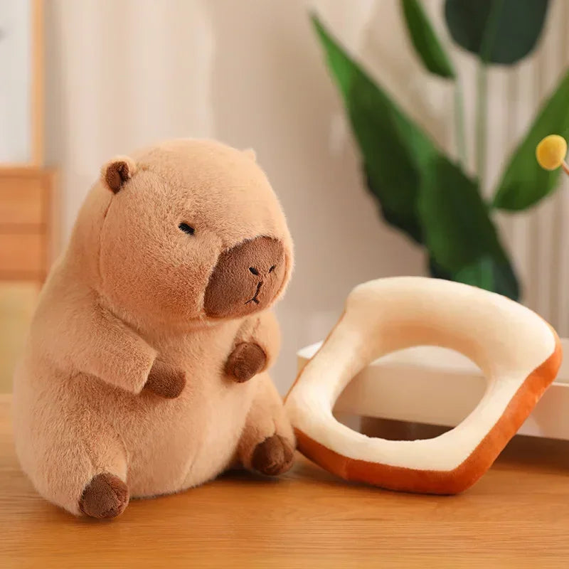 Plush Capybara Bread Stuffed Toy - 30cm