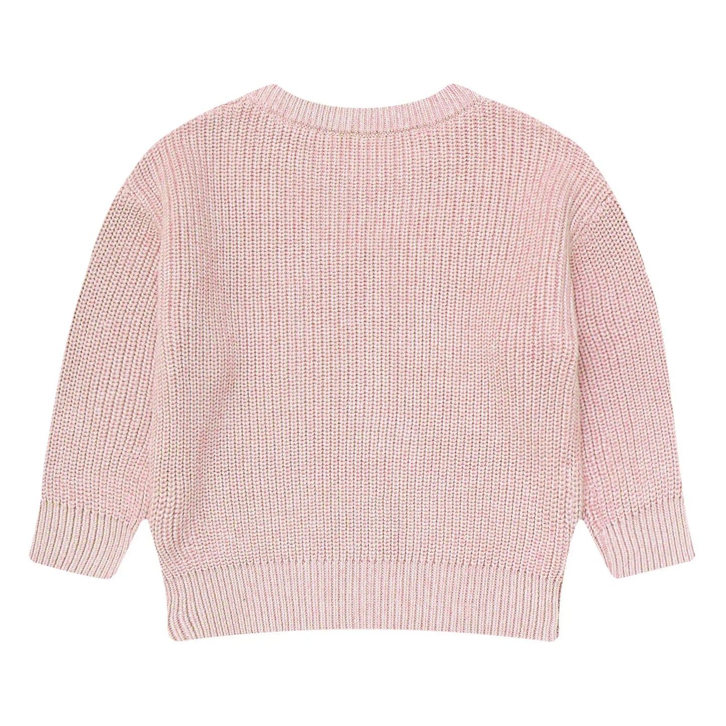 Girls Knitted Embroidered Jumper (Age 3M-6YRS)