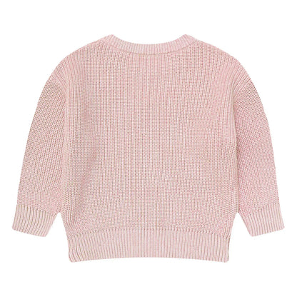 Girls Knitted Embroidered Jumper (Age 3M-6YRS)