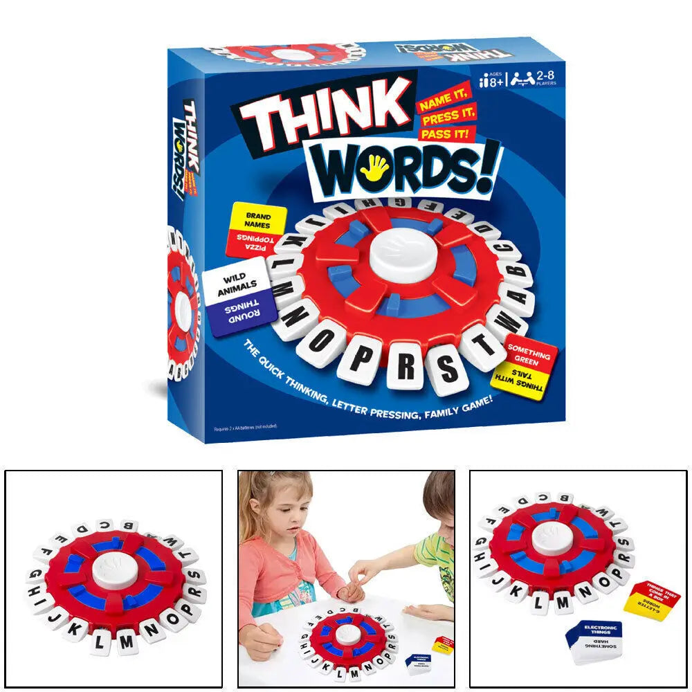 English Think Words Tapple Word Quick Thinking Letter Fast Pressing Game