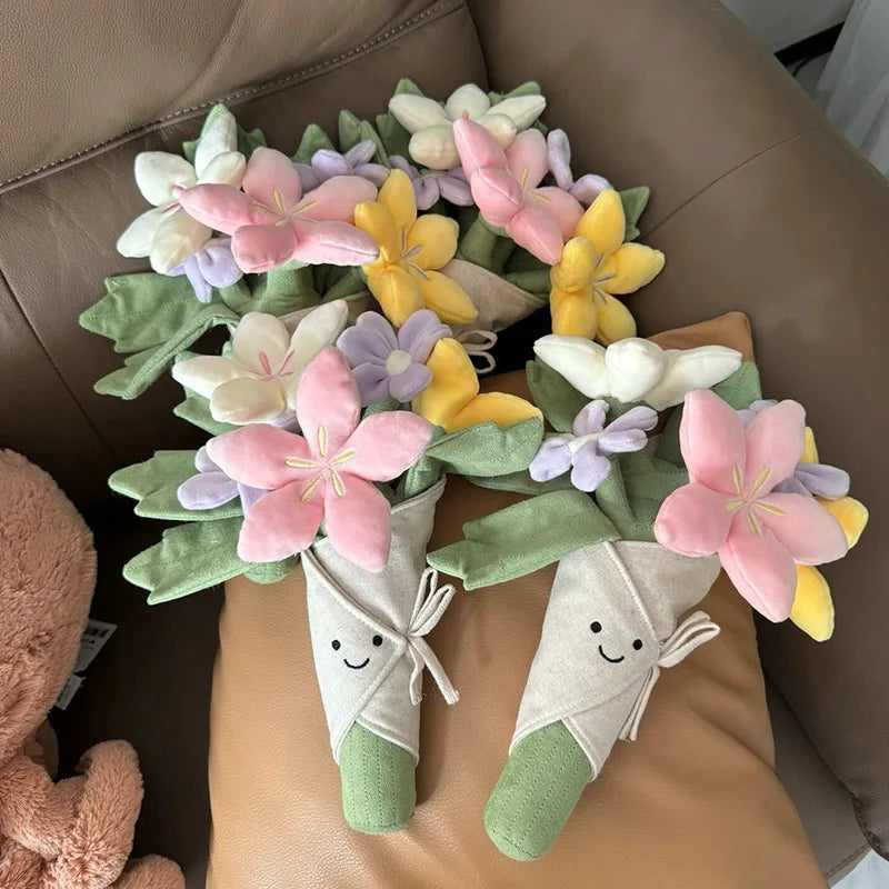 Plush Flower Gift Bouquet Stuffed Toy 11-30cm