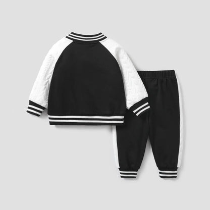 Baby Boys Baseball Jacket & Sweatpants Set (Age 3M-18M)