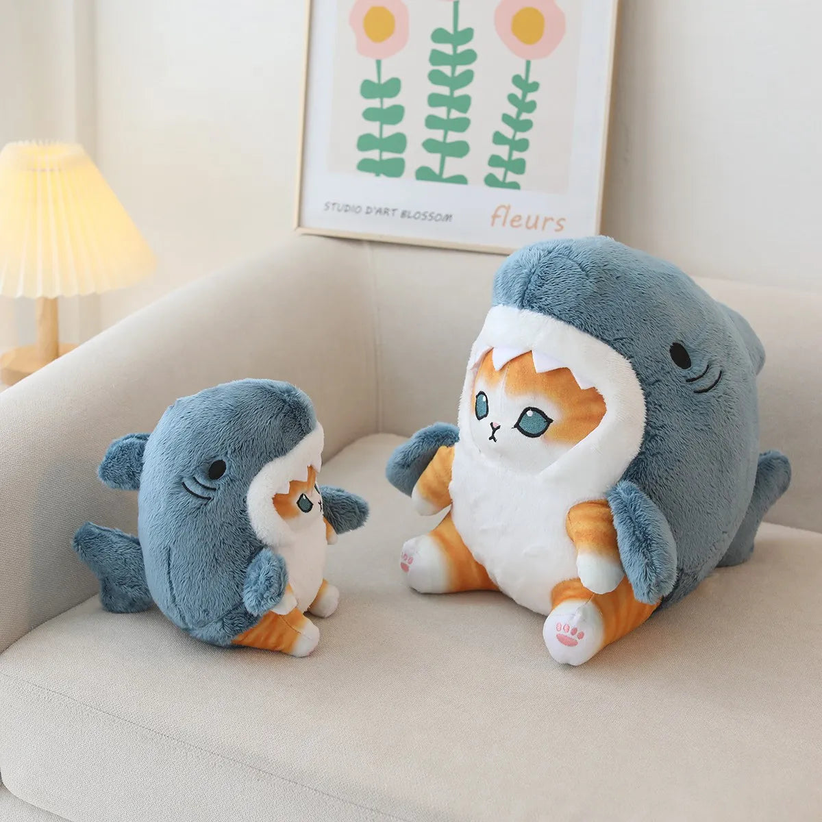 Plush Shark Cat Stuffed Toy