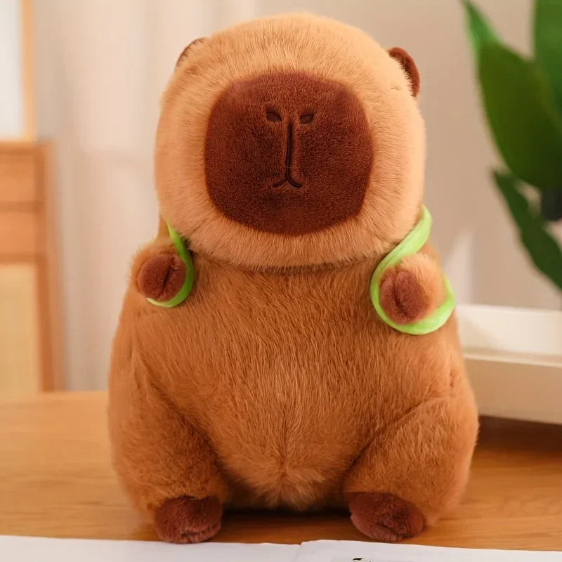 Plush Capybara With Backpack Stuffed Toy 15-30cm