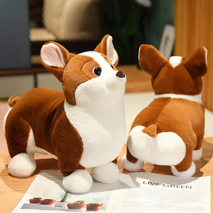 Plush Corgi Dog Stuffed Toy 23-45cm