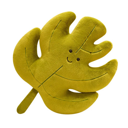 Plush Leaves Pillow Soft Stuffed Toy 29-38cm