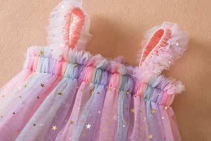 Girls Butterfly Tulle Dress (Age 9M-5YRS)