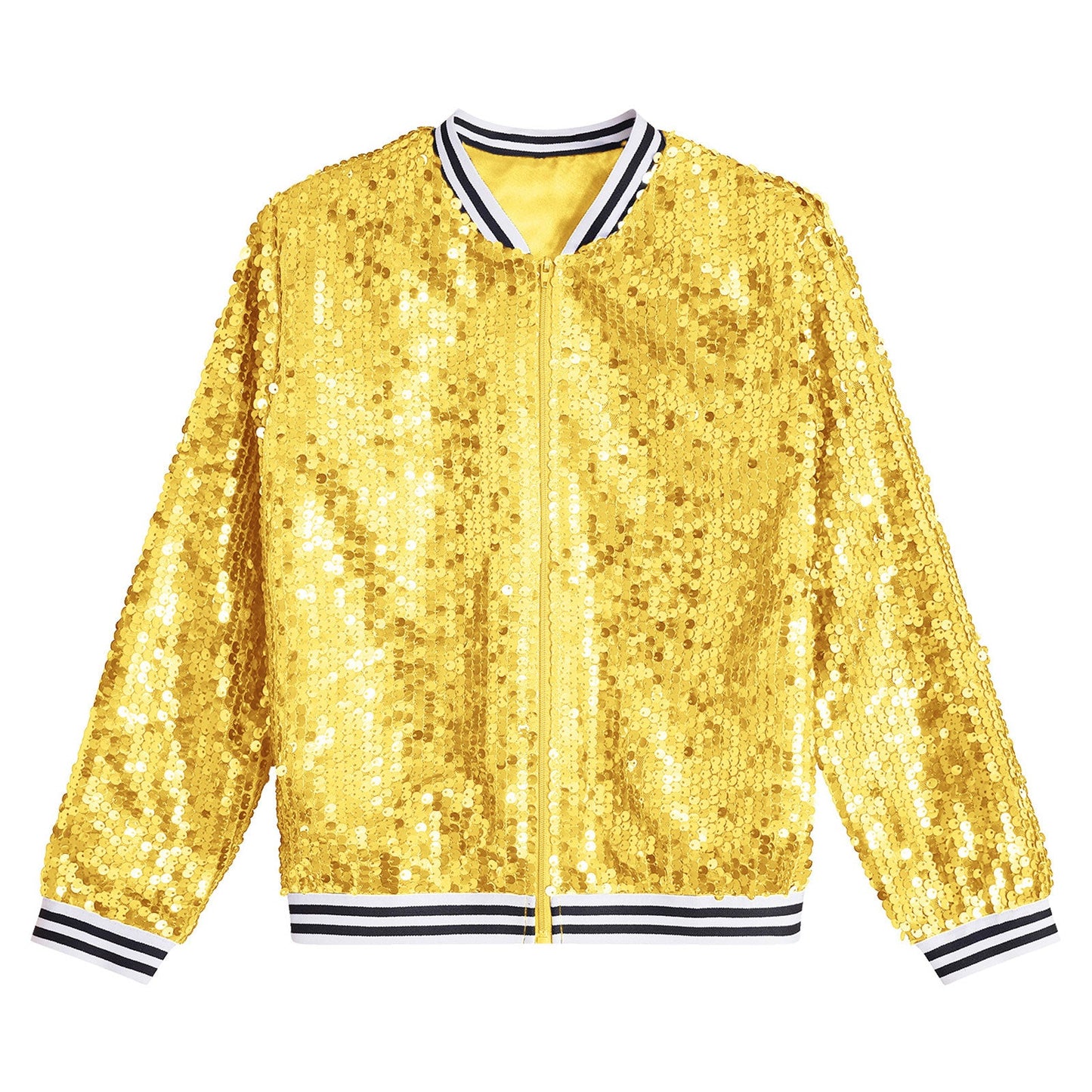 Girls Sequin Baseball Jacket (Age 6-14YRS)