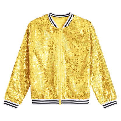 Girls Sequin Baseball Jacket (Age 6-14YRS)