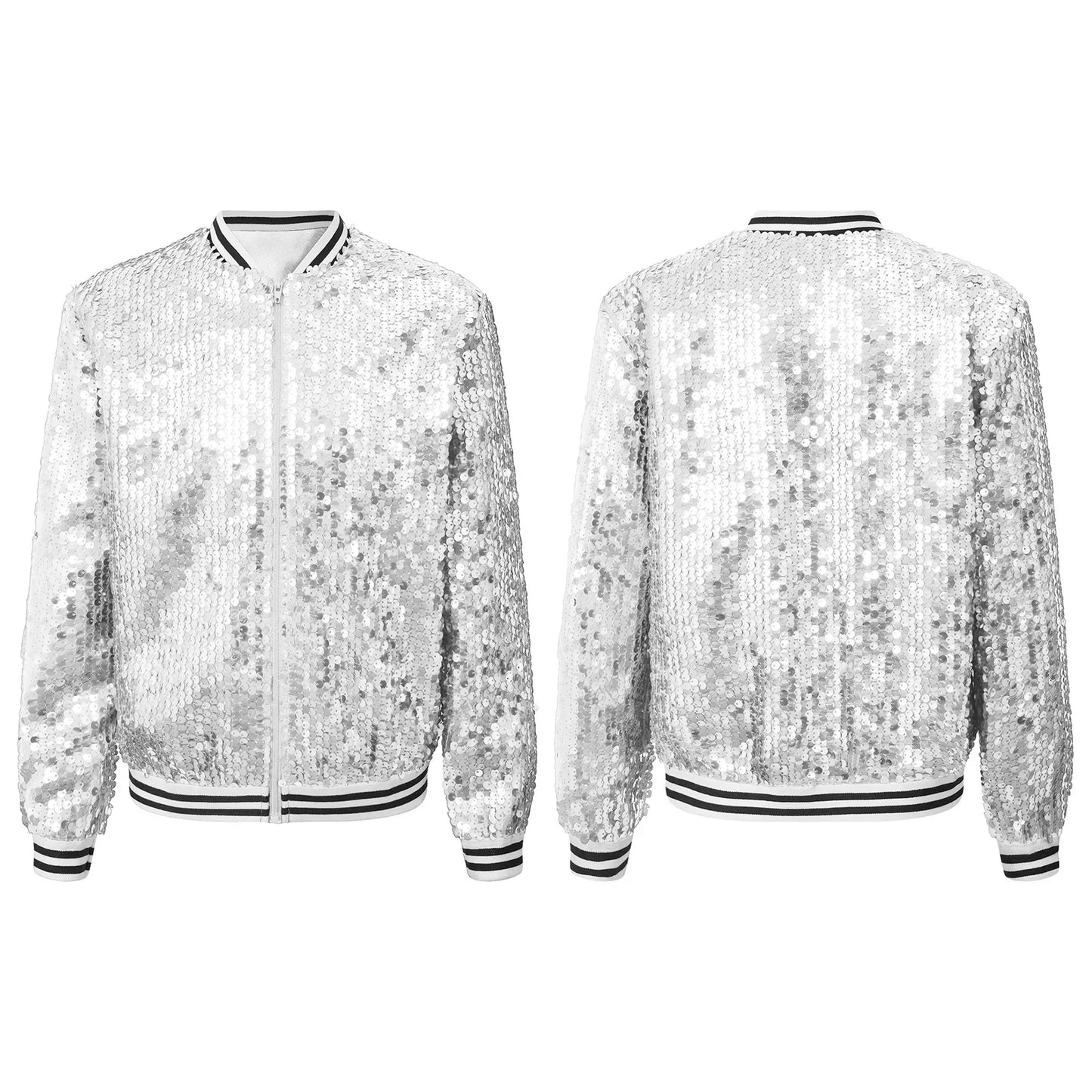 Girls Sequin Baseball Jacket (Age 6-14YRS)