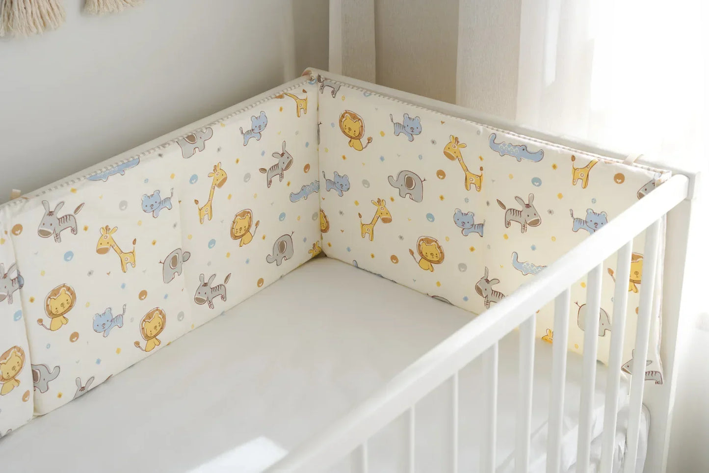 Cartoon Cotton Baby Crib Bumper