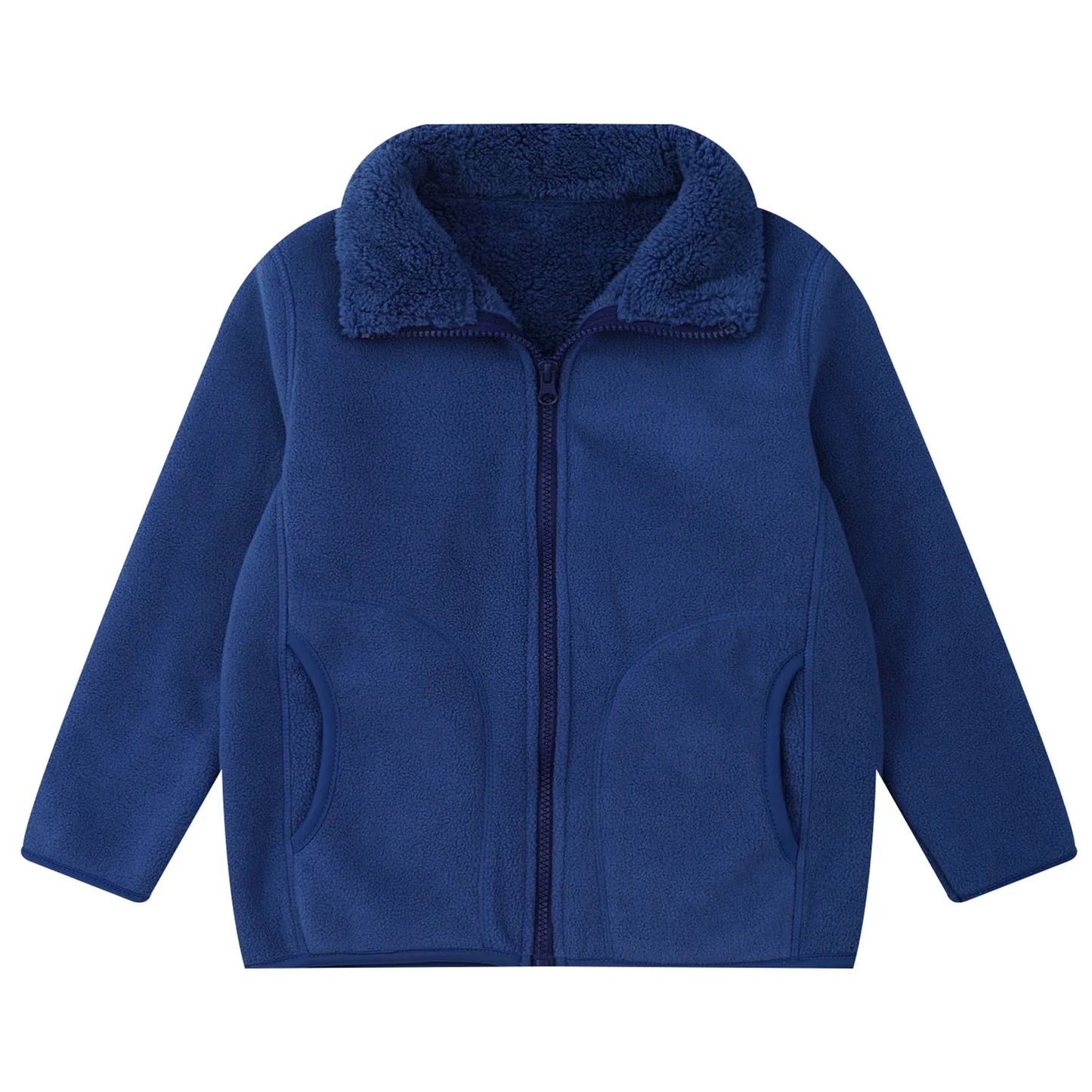 Girls / Boys Fleece Sherpa Jacket (Age 3-16YRS)