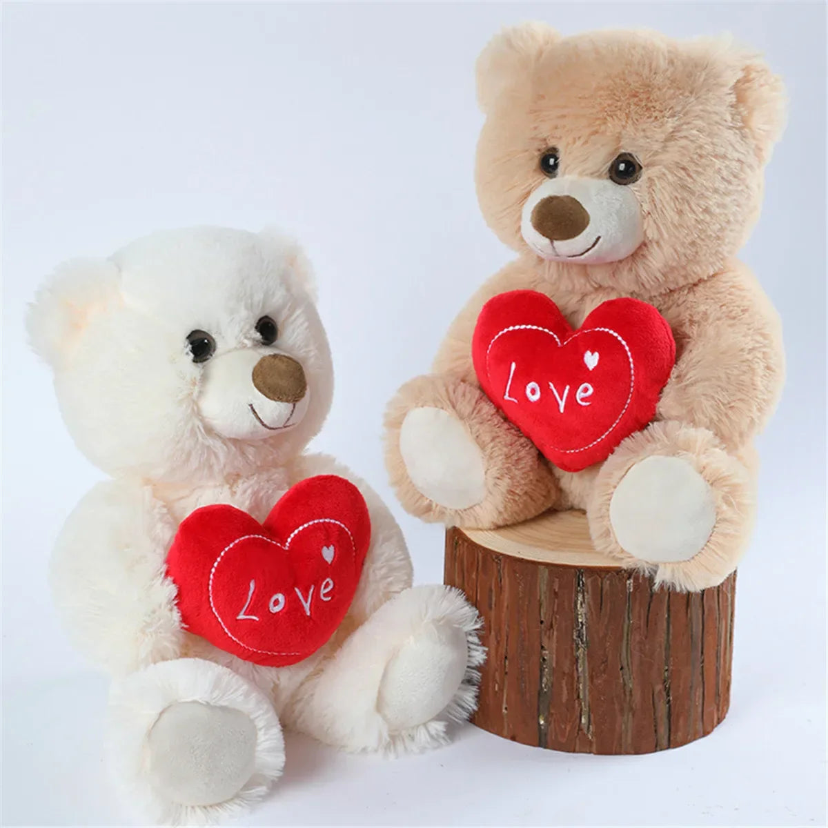 Plush Teddy Bear Heart Valentines Stuffed Toy - 25cm