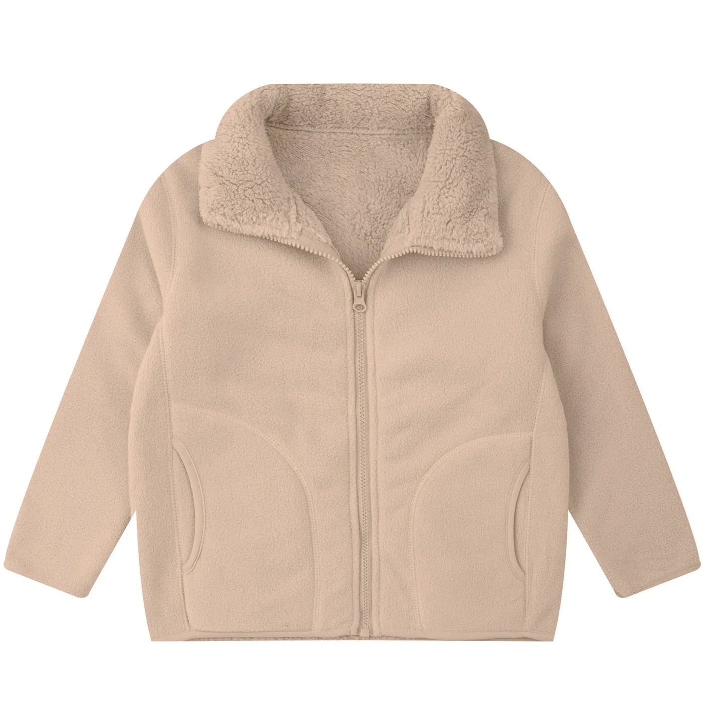 Girls / Boys Fleece Sherpa Jacket (Age 3-16YRS)