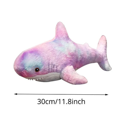 Plush Fluffy Shark Stuffed Toy - 30cm