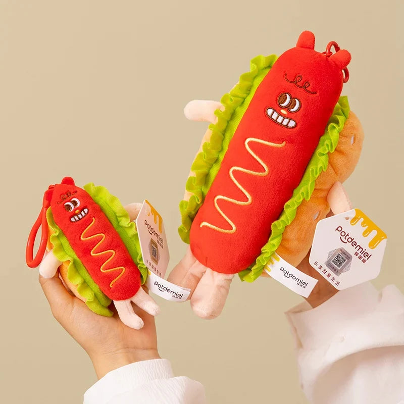 Plush Fast Food & Bread Stuffed Toy