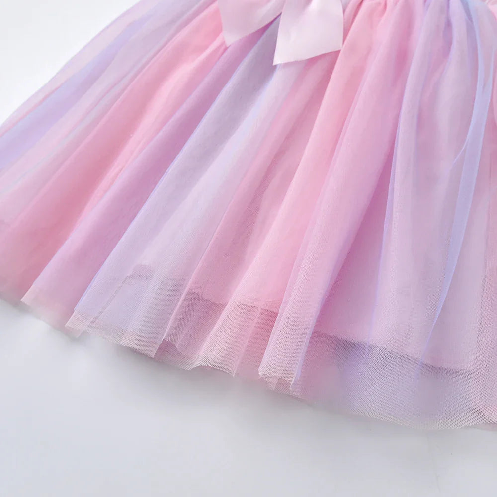 Girls Sleeveless Tulle Dress (Age 3-8YRS)